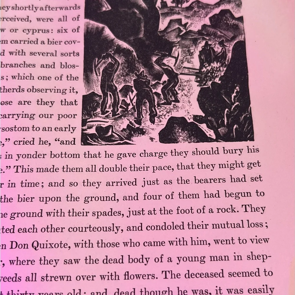 Vintage Cervantes Edition Book with Decorative Cover - Picture 7 of 7